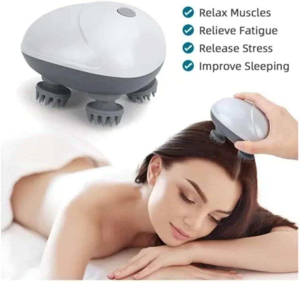 "Revitalize & Relax: Portable Head Massager for Hair Growth and Stress Relief"